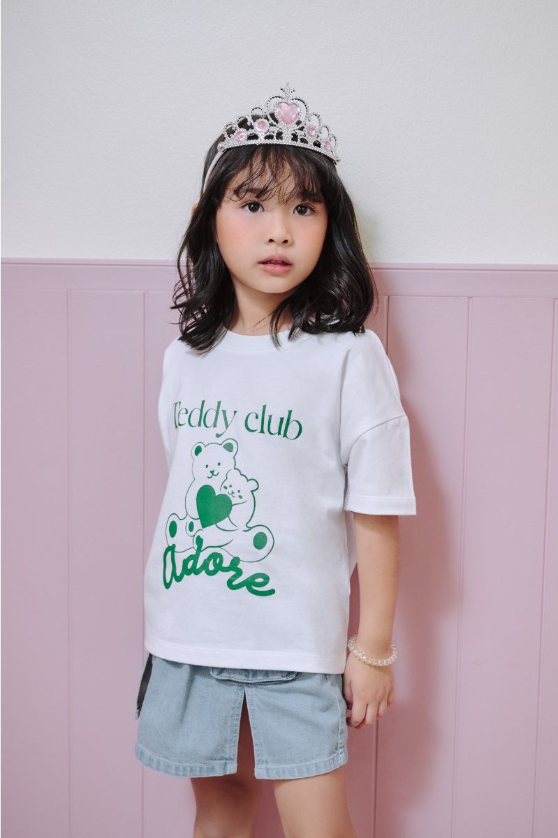 Baby Teddy Hugs T-shirt White